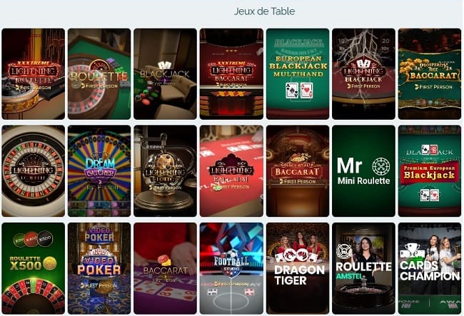 jeux de table