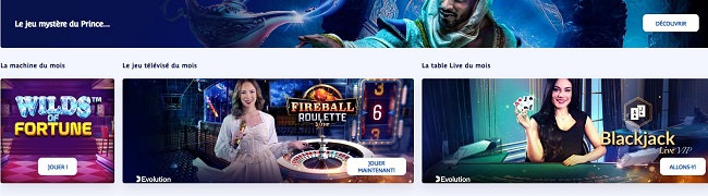 jeux fournisseurs
