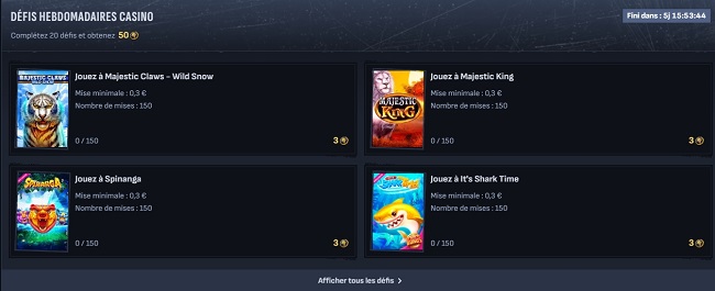 défi avis mafia casino