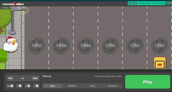 jouer à chicken road étape 1