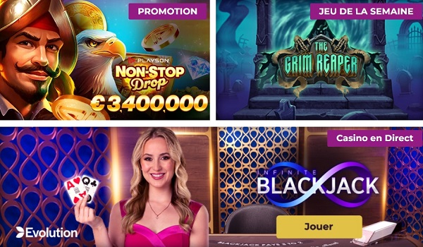 magical spin accueil