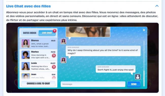 le mini-jheu de date d'onlyspins