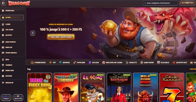 dragonia casino en ligne